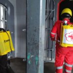 PMI Bangka Barat Semprotkan Disinfektan ke Rutan Muntok