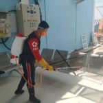 Relawan PMI Babel tak Kenal Libur Layani Penyemprotan Disinfektan
