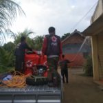Mobil Semprot Disinfektan PMI Babel Sisir Gang di Kelurahan Kejaksaan