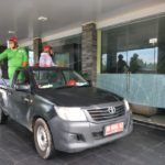 Sambut Lebaran, PMI Basel Hujani Fasilitas Umum dengan Disinfektan