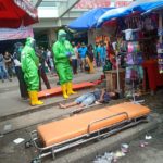 Petugas Medis PMI Pangkalpinang Evakuasi Warga Pingsan di Depan BTC