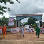 Persiapan PPDB, PMI Basel Semprotkan Disinfektan ke SMAN 2 Toboali