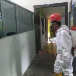 Hadapi New Normal, PMI Babel Semprotkan Disinfektan ke Kantor Ombudsman