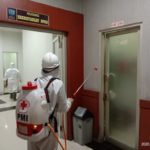 PMI Belitung Sterilisasi Gedung DPRD dari Covid-19