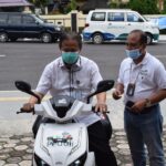 PT PLN UP3 Bangka Bantu PMI Pangkalpinang Motor Listrik