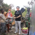 Wabup Serahkan Bantuan PMI Kepada Korban Kebakaran Belitung