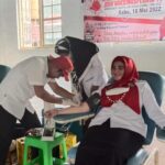 Peringati Hari Palang Merah Sedunia, Wakil Bupati Debby Turut Donorkan Darah