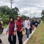 Puncak Milad UKK KSR PMI IAIN Dimeriahkan dengan Jalan Santai