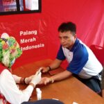 Hari Pertama, Stan Cek Kesehatan dan Donor Darah PMI Babel “Diserbu” Warga