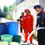 PMI Bangka Belitung Bersama Tim Gencar Distribusikan Air Bersih bagi Warga