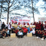 PMI Babel Pusatkan Peringatan Hari Relawan 2023 di Pantai Pasir Padi