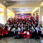 KSR PMI UBB Adakan Bakti Relawan bagi Masyarakat Desa Jelutung