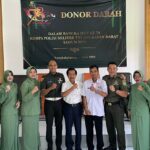 Sambut HUT Ke-78 POM AD, Denpom II/5 Bangka Gandeng PMI Babel Gelar Donor Darah