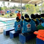 35 Anggota PMR SMAN 1 Mentok Ikuti Pelatihan Dasar Water Rescue