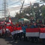 Kembali Bagikan Bendera ke Masyarakat, PMI Basel Kerahkan PMR SMPN 1 Toboali