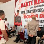 Ketua PMI Pangkalpinang Tinjau Pelaksanaan Donor Darah di Polda Babel dan KSR Poltekkes