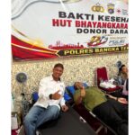 Polres Gelar Donor Darah dan Cek Kesehatan Gratis, Kerja Sama dengan PMI Bateng<strong></strong>